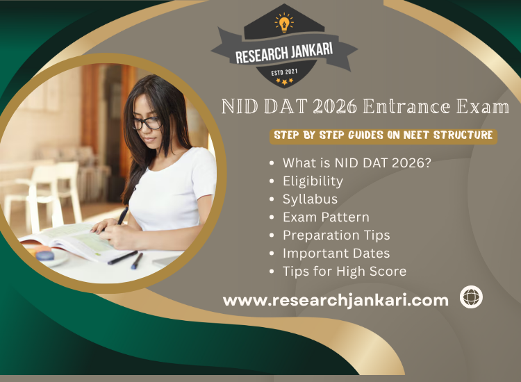 NID DAT 2026 Entrance Exam, Eligibility, Syllabus, Preparation Tips, Important Dates