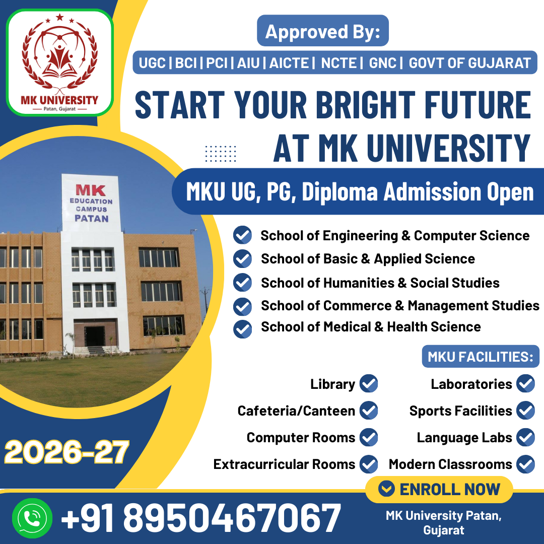 MK University UG, PG, Diploma Admission Open